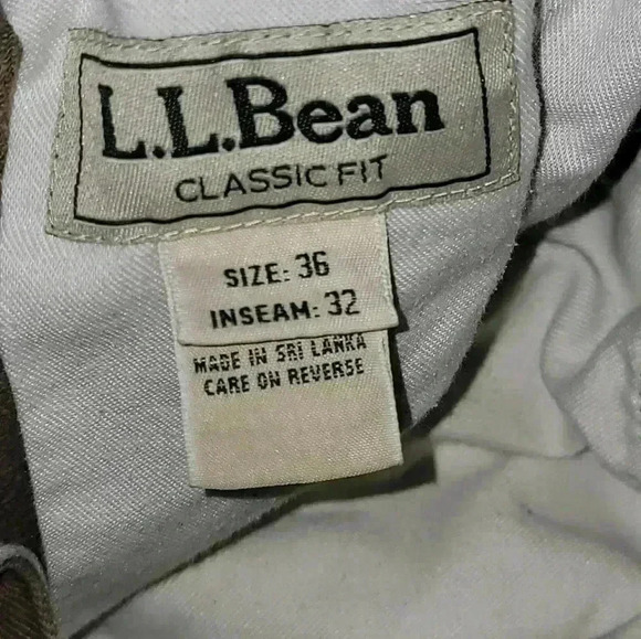 L.L. Bean Men's Khakis 36/32 - Picture 2 of 6